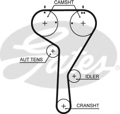 04E109119F,VW 04E 109 119 F Timing Belt for VW