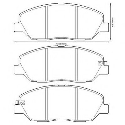 581012pa70,kia 581012pa70 Brake Pad Set, Disc Brake For Kia