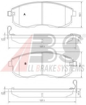 D10601KA1A,NISSA D1060-1KA1A Brake Pad Set, disc brake for NISSA