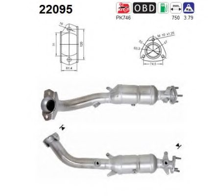 18160PNBE00,HONDA 18160PNBE00 Catalytic Converter for HONDA