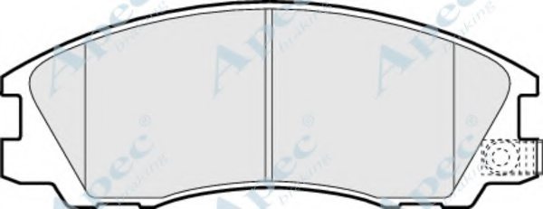 58101H1A10,HYUNDAI 58101-H1A10 Brake Pad Set, disc brake for HYUNDAI