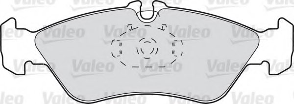 7909D1006,FMSI 7909-D1006 Brake Pad Set, disc brake for FMSI