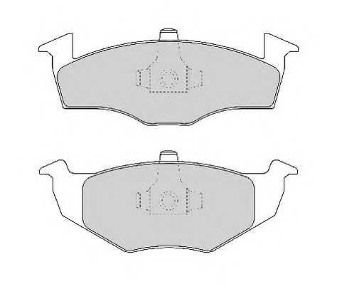 1H0698151B,VW 1H0698151B Brake Pad Set, disc brake for VW