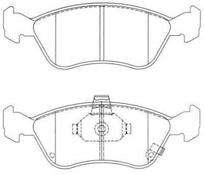 0446505020,TOYOT 04465-05020 Brake Pad Set, disc brake for TOYOT