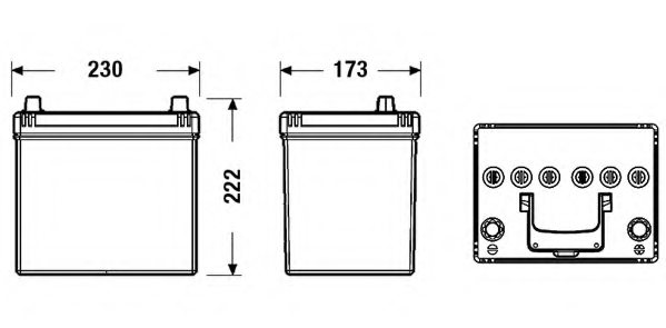 PE1T185209B,MAZDA PE1T-18-520-9B Starter Battery for HYUNDAI,MAZDA ...