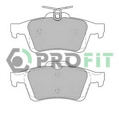 1683374,ford 1683374 Brake Pad Set, Disc Brake For Ford