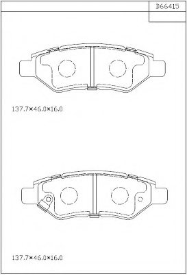 20876917,CHEVR 20876917 Brake Pad Set, disc brake for CHEVR