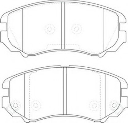 7990D924,FMSI 7990-D924 Brake Pad Set, disc brake for FMSI