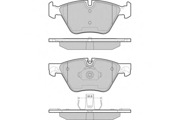 34116775310,BMW 34 11 6 775 310 Brake Pad Set, disc brake for BMW