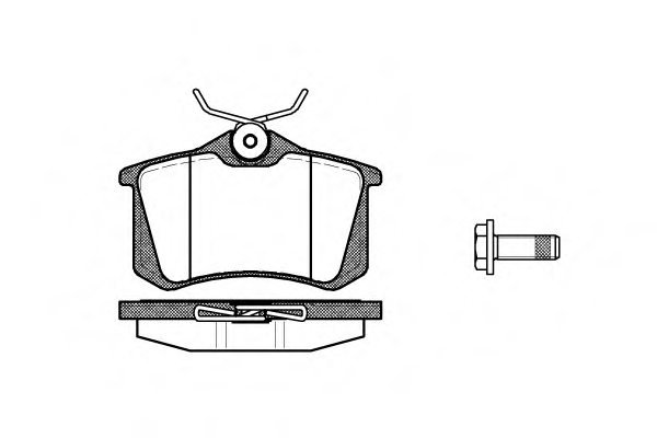 5Q0698451A,SKODA 5Q0698451A Brake Pad Set, disc brake for SKODA