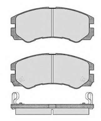 D5797459,FMSI D579-7459 Brake Pad Set, disc brake for FMSI