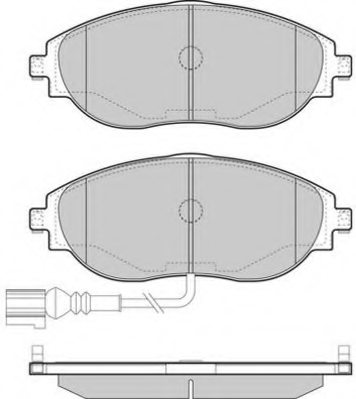 3C0698151E,VW 3C0698151E Brake Pad Set, disc brake for VW