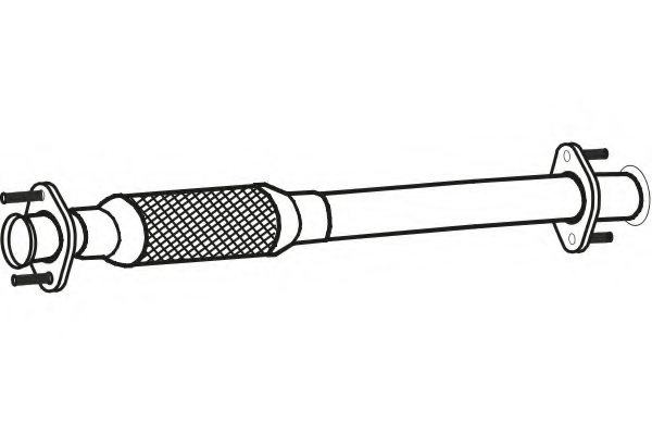12790734,SAAB 12790734 Middle Silencer for SAAB