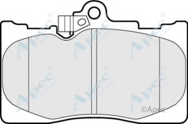 0446530410,LEXUS 04465-30410 Brake Pad Set, disc brake for LEXUS