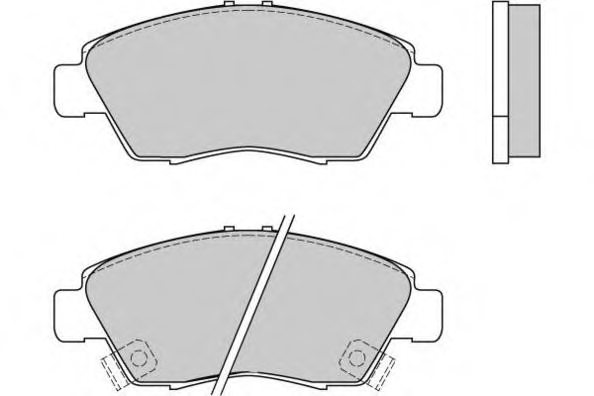 FDB776,FERODO FDB776 Brake Pad Set, disc brake for FERODO