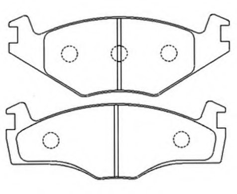 321698151,VW 321 698 151 Brake Pad Set, disc brake for VW