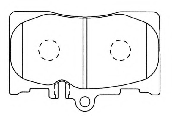 0446550250,TOYOT 04465-50250 Brake Pad Set, disc brake for TOYOT