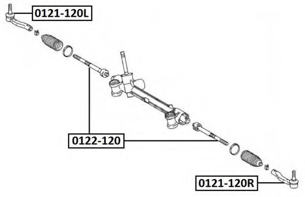 4504749045,TOYOT 45047-49045 Tie Rod End for TOYOT