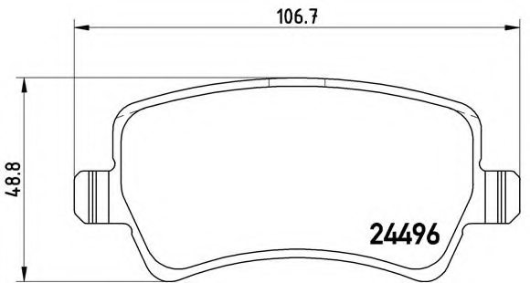 31317482,VOLVO 31317482 Brake Pad Set, disc brake for VOLVO