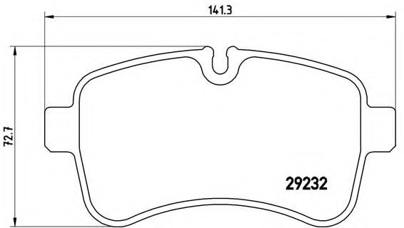 42555917,IVECO 42555917 Brake Pad Set, disc brake for IVECO