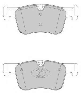 34116850568,bmw 34116850568 Brake Pad Set, Disc Brake For Bmw