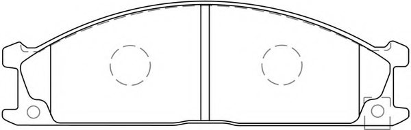 7228D333,FMSI 7228-D333 Brake Pad Set, disc brake for FMSI