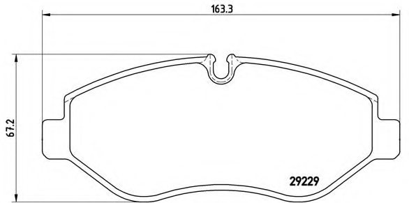 42555881,IVECO 42555881 Brake Pad Set, disc brake for IVECO