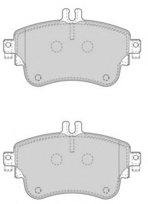 0064204820,MERCE 0064204820 Brake Pad Set, disc brake for MERCE