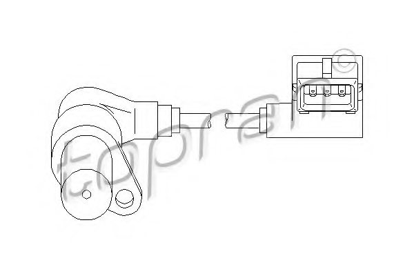 Bmw 12 14 1 739 6 Sensor Crankshaft Pulse For Bmw