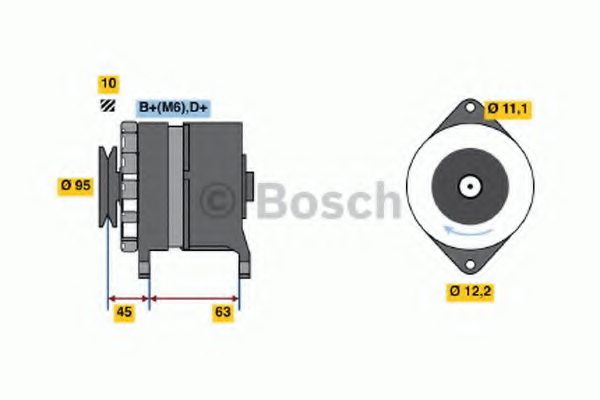 4808528,FIAT 4808528 Alternator for FIAT