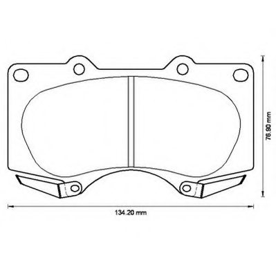 7877D976,FMSI 7877-D976 Brake Pad Set, disc brake for FMSI