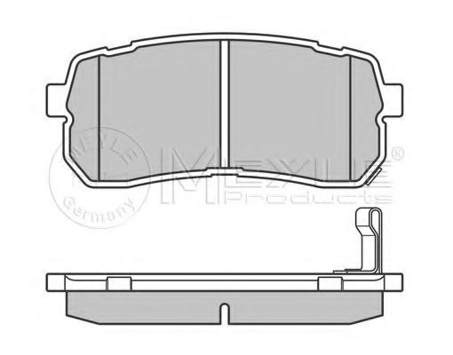 583024HA50,HYUNDAI 58302-4HA50 Brake Pad Set, disc brake for HYUNDAI