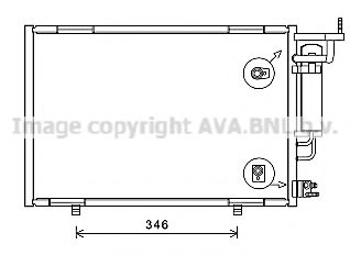 1756414,FORD 1756414 Condenser, air conditioning for FORD