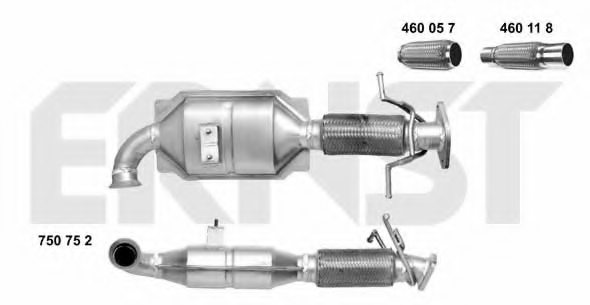 1523424,FORD 1523424 Catalytic Converter for FORD