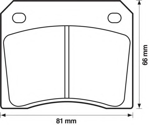 Lp133,delphi Lp 133 Brake Pad Set, Disc Brake For Delphi