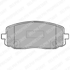 581011JA60,HYUNDAI 58101-1JA60 Brake Pad Set, disc brake for HYUNDAI