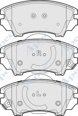 22959104,VAUXH 22959104 Brake Pad Set, disc brake for VAUXH