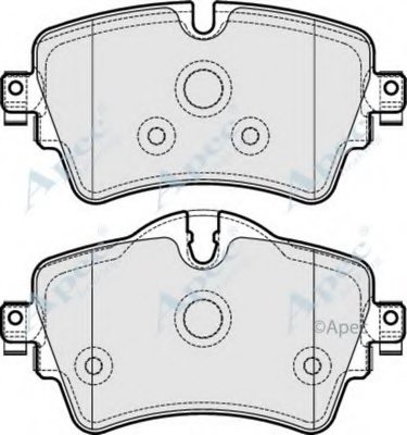 34106874034,MINI 34106874034 Brake Pad Set, disc brake for MINI