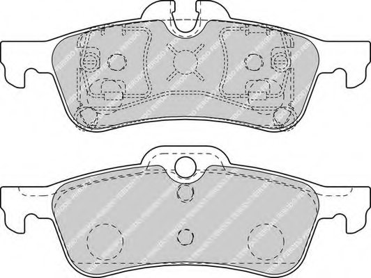 34216762871,MINI 34 21 6 762 871 Brake Pad Set, disc brake for MINI