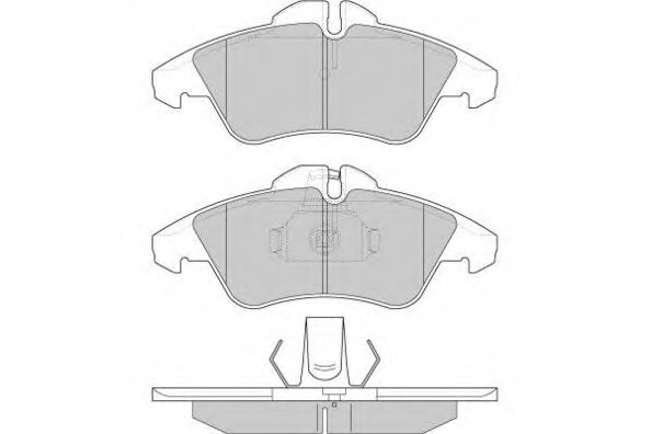 0024209920,MERCE 002 420 99 20 Brake Pad Set, disc brake for MERCE