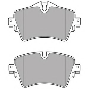 34116860017,BMW 34116860017 Brake Pad Set, disc brake for BMW