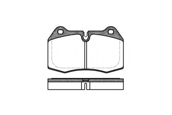 4106012U87,NISSA 41060-12U87 Brake Pad Set, disc brake for NISSA