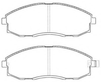 581014AA00,HYUNDAI 58101-4AA00 Brake Pad Set, disc brake for HYUNDAI