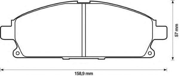 410608H386,OEM 410608H386 Brake Pad for OEM