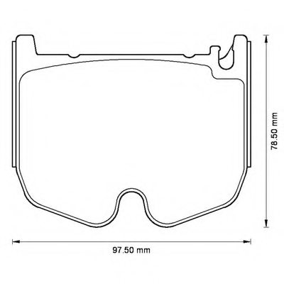 0034205320,MERCE 003 420 53 20 Brake Pad Set, disc brake for MERCE