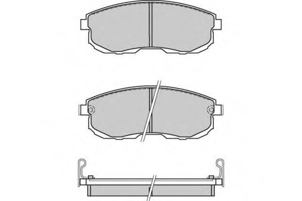 D1060JN00A,NISSA D1060-JN00A Brake Pad Set, disc brake for NISSA