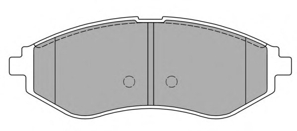 D12698385,FMSI D1269-8385 Brake Pad Set, disc brake for FMSI