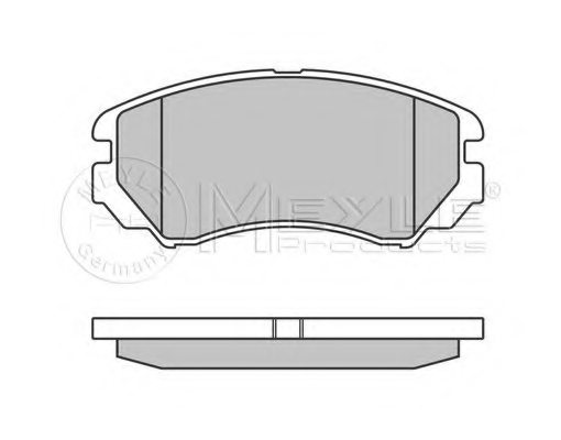 581012EA21,HYUNDAI 581012EA21 Brake Pad Set, disc brake for HYUNDAI