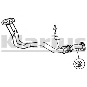 46465259,LANCIA 46465259 Exhaust Pipe for LANCIA