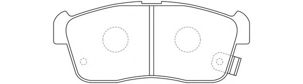 A661wk,ake A661wk Brake Pad Set, Disc Brake For Ake